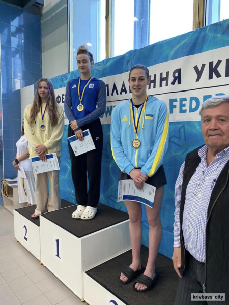 Плавчині з Кривого Рогу привезли медалі з Чемпіонату України2