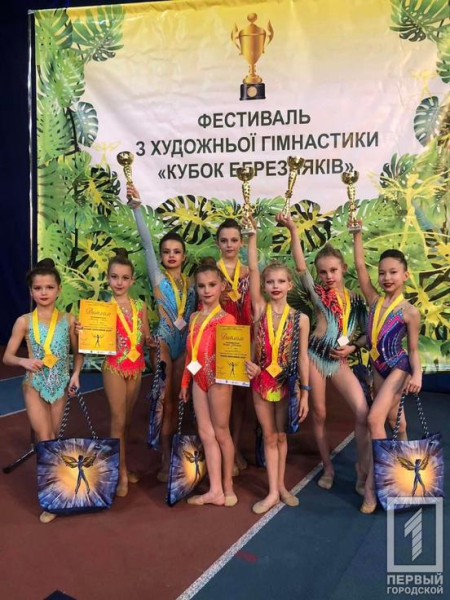Вихованки спортивної школи №8 здобули срібні та золоті нагороди Фестивалю з художньої гімнастики1