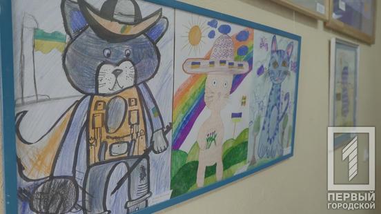 У Кривому Розі відкрилася виставка дитячих робіт «Синій кіт», щоб підтримати юних художників Херсонщини9