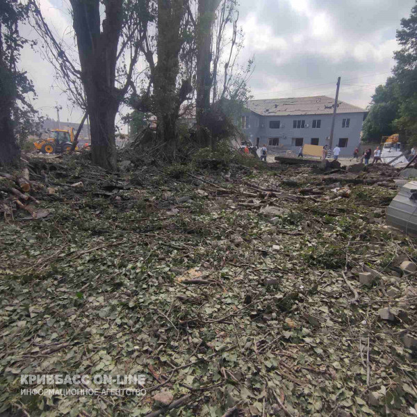 Побиті шибки, посічені стіни, потрощені дерева: наслідки атаки російських безпілотників на Кривий Ріг6