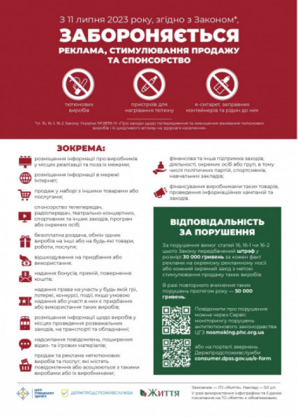 В Україні відсьогодні заборона на електронні цигарки прирівнюється до заборони звичайного тютюну0