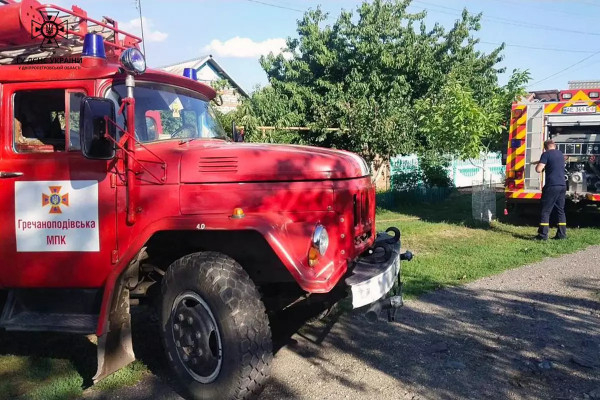 У Криворізькому районі ліквідовано пожежу на території приватного домоволодіння2