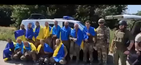 В Україну з російського полону повернулися ще 22  воїна ЗСУ0