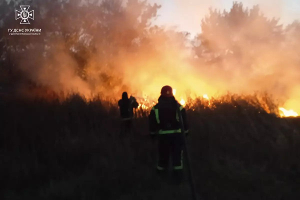 За добу на Дніпропетровщині вигоріло понад 10 га сухостою2