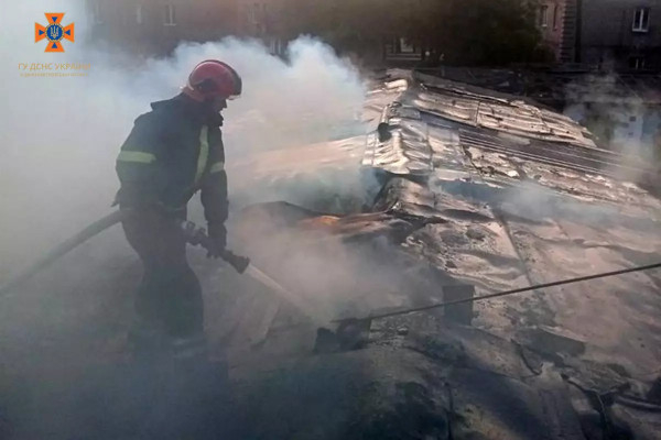 У Кривому Розі горіло 5 господарчих споруд1