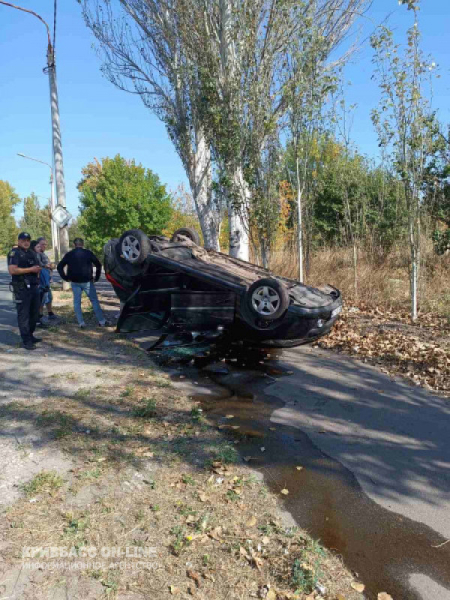 У Кривому Розі вагітна водійка не справилась з керуванням3