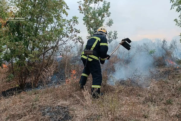 За останній тиждень надзвичайниками Дніпропетровщини ліквідовано 327 пожеж в екосистемах1