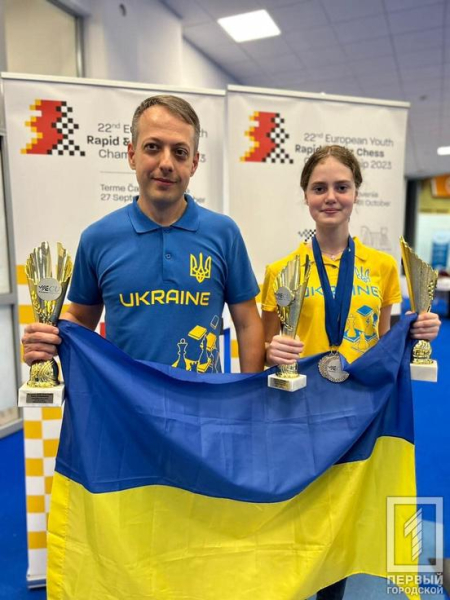 Криворізька шахістка Юліана Мінаєва здобула дві нагороди на чемпіонаті Європи2