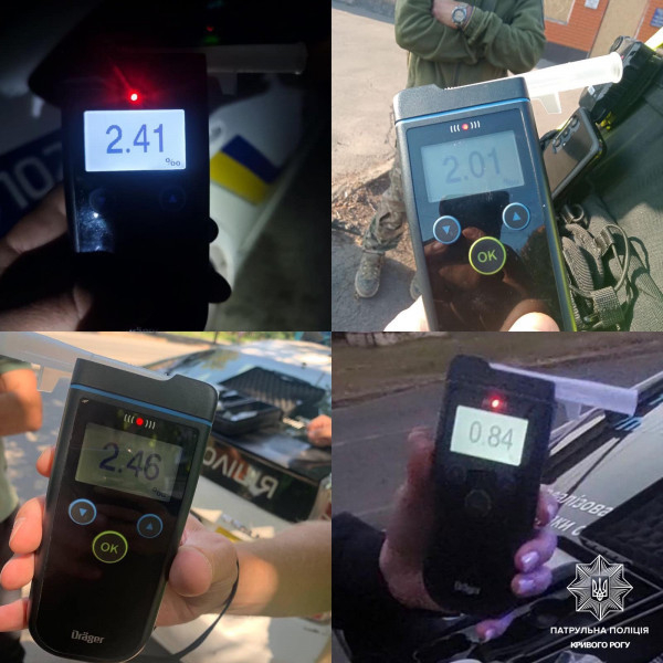 Понад 10 п'яних за добу: криворізькі патрульні підбили підсумки тижня0