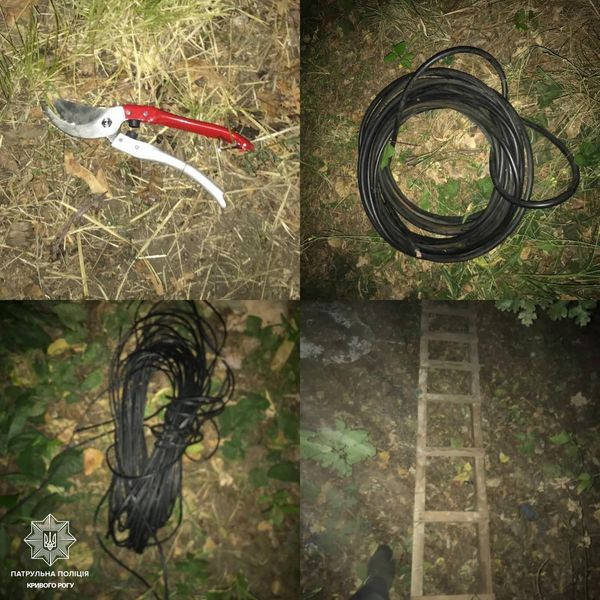 У Кривому Розі затримані двоє підозрюваних у крадіжці кабелю0
