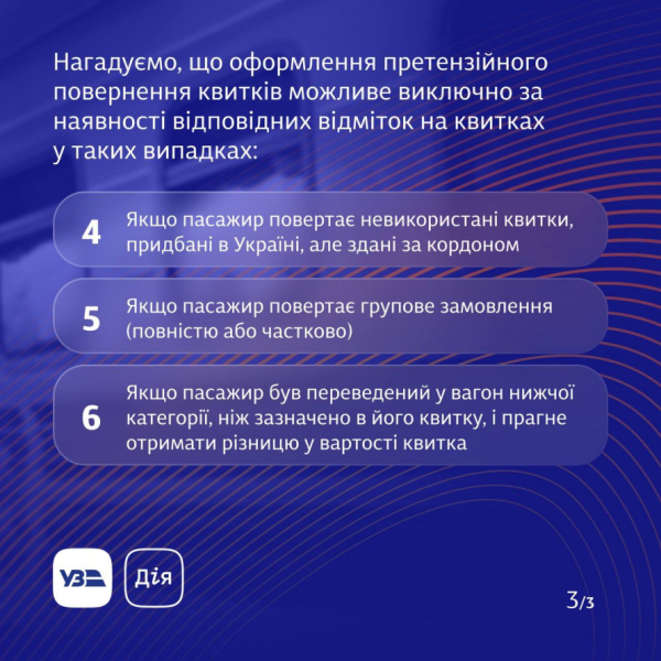 Укрзалізниця запустила претензійне повернення квитків онлайн: як його оформити криворіжцям2