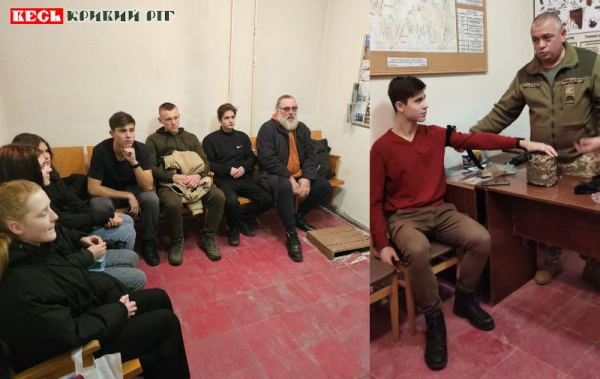 Інстроктори військомату в Кривому Розі проводять тренинг з домедичної допомоги на полі бою