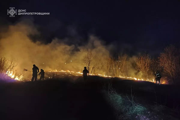 На Дніпропетровщині у вихідні значно зросла кількість пожеж в екосистемах6