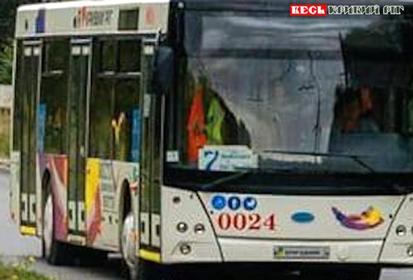 Тролейбус на маршруті №7 в Кривому Розі