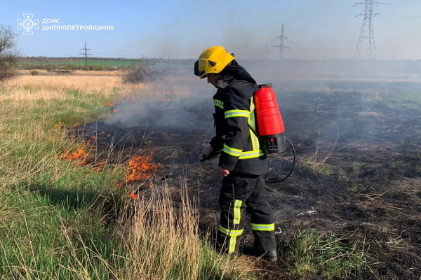 Кількість пожеж в екосистемах Дніпропетровщини знову збільшилася3