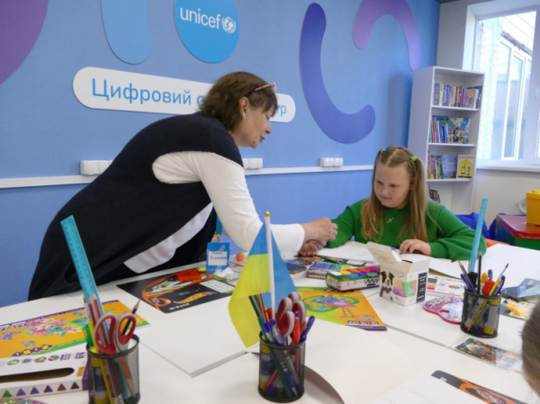 За підтримки UNICEF у Кривому Розі відкрився перший Digital Learning Centre для дітей: його переваги