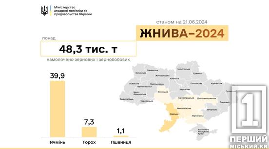 48,3 тис тонн зерна нового врожаю: в Україні у розпалі жнива1