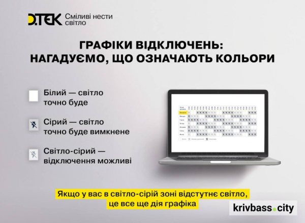 9 липня у Кривому Розі посилять відключення світла: енергетики оприлюднили графіки1