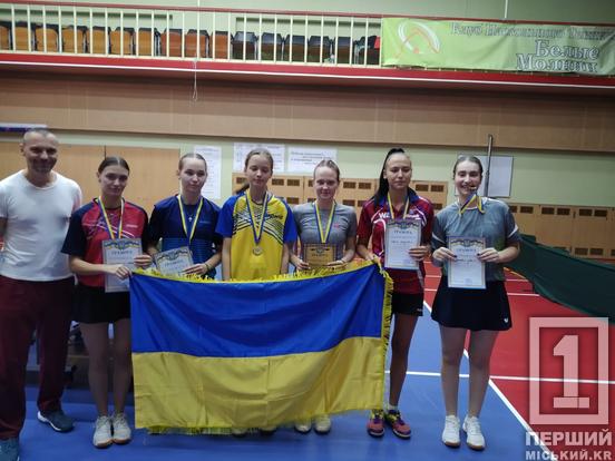 Абсолютна чемпіонка та два талановитих призера: криворіжці опинилися серед кращих на ЧО з настільного тенісу4