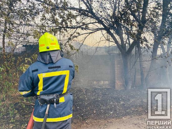 Була загроза для сусідів: у Кривому Розі палає будинок1