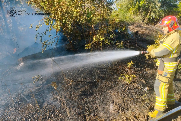 Минулої доби на Дніпропетровщині згоріло 38 га родючої землі в екосистемах0