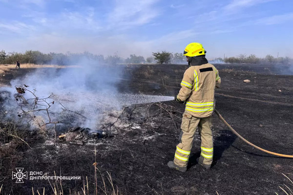 Минулої доби вогнеборці Дніпропетровщини ліквідували 123 пожежі в екосистемах3