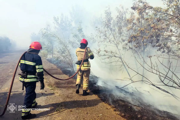 Минулої доби вогнеборці Дніпропетровщини ліквідували 123 пожежі в екосистемах2