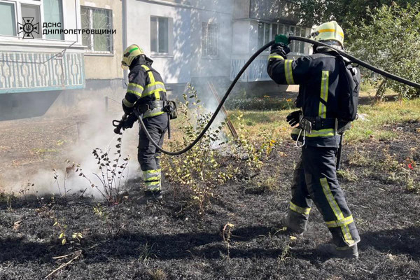 На Дніпропетровщині протягом доби вогнеборці ліквідували 23 пожежі в екосистемах1