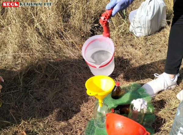 Проби води беруть у Саксагані в Кривому Розі