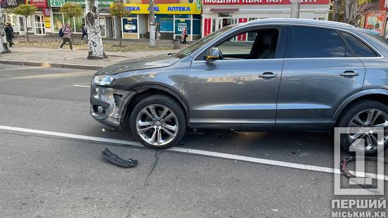 Відбулися легким переляком: на проспекті Металургів ДТП за участі Audi та Mitsubishi2