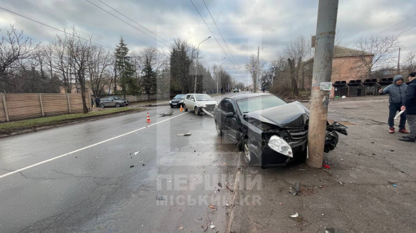 У Кривому Розі друга ДТП за сьогоднішній ранок0