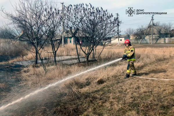 На Дніпропетровщині за минулу добу сталося 47 пожеж в екосистемах3