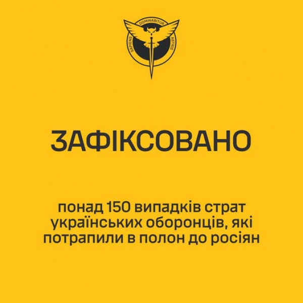 Головне Управління Розвідки України зафіксувало понад 150 випадків страт росією українських полонених  0