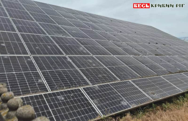 Ворожим обстрілом пошкоджено сонячні панелі на Нікопольщині