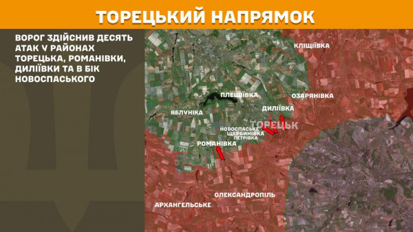 Мета окупантів  -  прорвати фронт на Покровському напрямку, за минулу добу Сили оборони відбили тут понад 60 ворожих штурмів  4