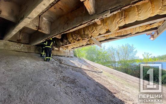 На 101 зателефонували пильні містяни: на Кресівській під мостом приборкували займання