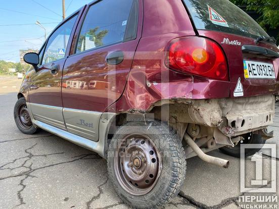 Ранковий поспіх: у Центрально-Міському районі Кривого Рогу вдарилися Toyota та Daewoo2