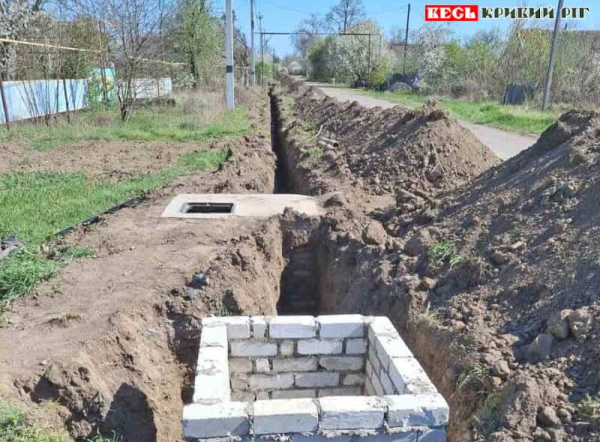 Новий водогін прокладають у селі Мар’янському Криворізького р-ну
