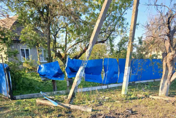 Вчора ввечері та сьогодні вранці рф знову обстрілювала два райони Дніпропетровщини0
