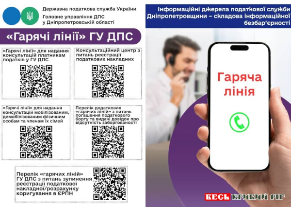 Гарячі лінії ДПС України