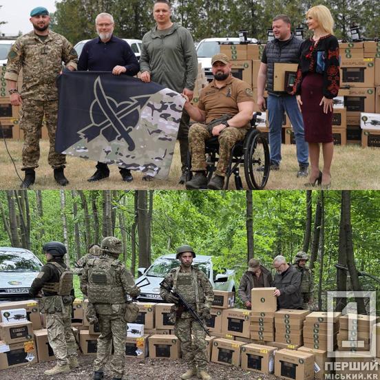 Пікапи, рій дронів, ноутбуки та не тільки: звіт Ради оборони Кривого Рогу про підсилення фронту у травні2