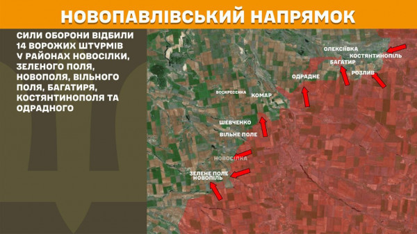 Сили оборони за минулу добу по всій лінії фронту відбили 146 ворожих штурмів9
