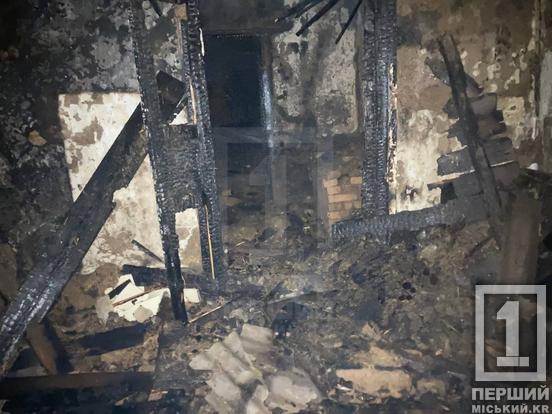 Тепер це коробка з обвугленими стінами: у Довгинцівському районі Кривого Рогу палав приватний будинок3