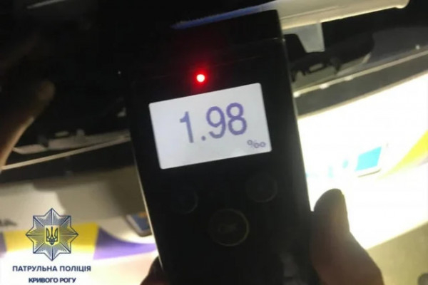 У Кривому Розі патрульні виявили нетверезого водія під час комендантської години0