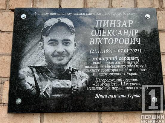 У Кривому Розі увічнили подвиги Олександра Пинзара та Андрія Лихошерста4