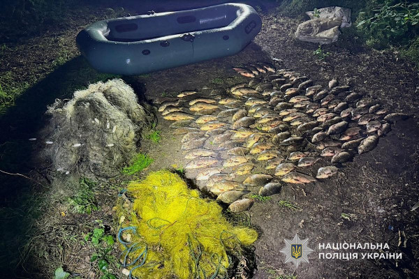 У Кривому Розі затримали браконьєрів, які наловили риби майже на 200 тисяч гривень0