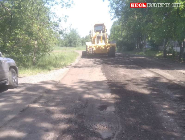 Ремонт дороги в Новопільській громаді Криворізького району