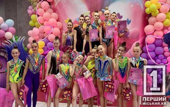 Вражаюча кількість нагород за неймовірні виступи: гімнастки з Кривого Рогу завоювали 16 золотих медалей на турнірі на Київщині