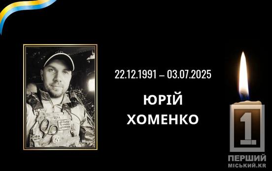 Був «очима в небі» для побратимів: на Донеччині поліг випускник криворізького автотехнікуму Юрій Хоменко