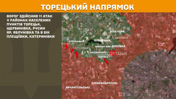 Генеральний штаб ЗСУ інформує про стан військових дій протягом минулої доби  7
